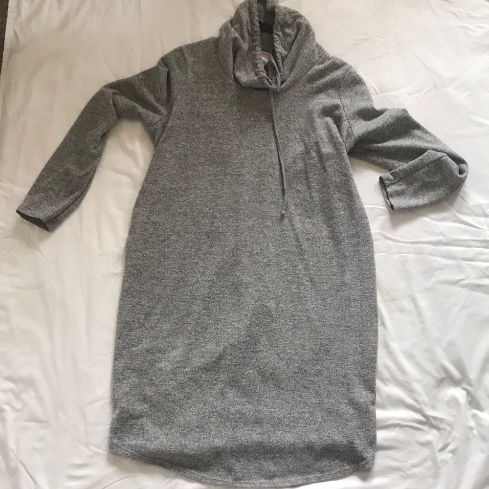 Maternity sweater dress